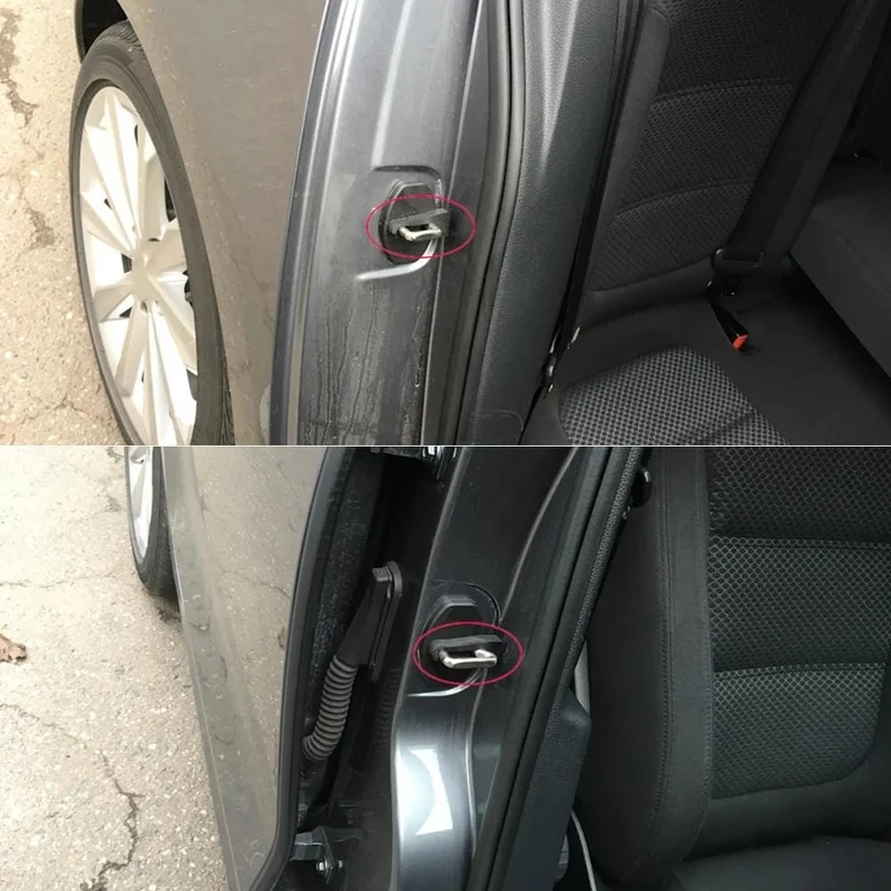 4 stücke Stoßdämpfer Gummi Für VW Für Audi Für Skoda Für Sitz Auto Türschloss Puffer Dämpfung Dichtung Pad Deadener ruhig Ersatz Zubehör