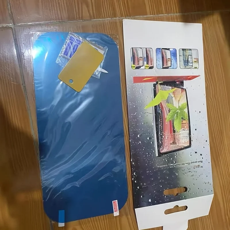 2 Stück Auto-Regenfolie, reflektierender Spiegel, Antibeschlag, Nano-Antibeschlagfolie, wasserabweisender Rückspiegel, regendichter Aufkleber