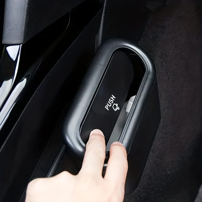 1 Stück am Auto montierter Mülleimer, Mini-Mülleimer fürs Auto, Aufbewahrungsbox fürs Auto, Auto-Organizer, wichtiges Autozubehör