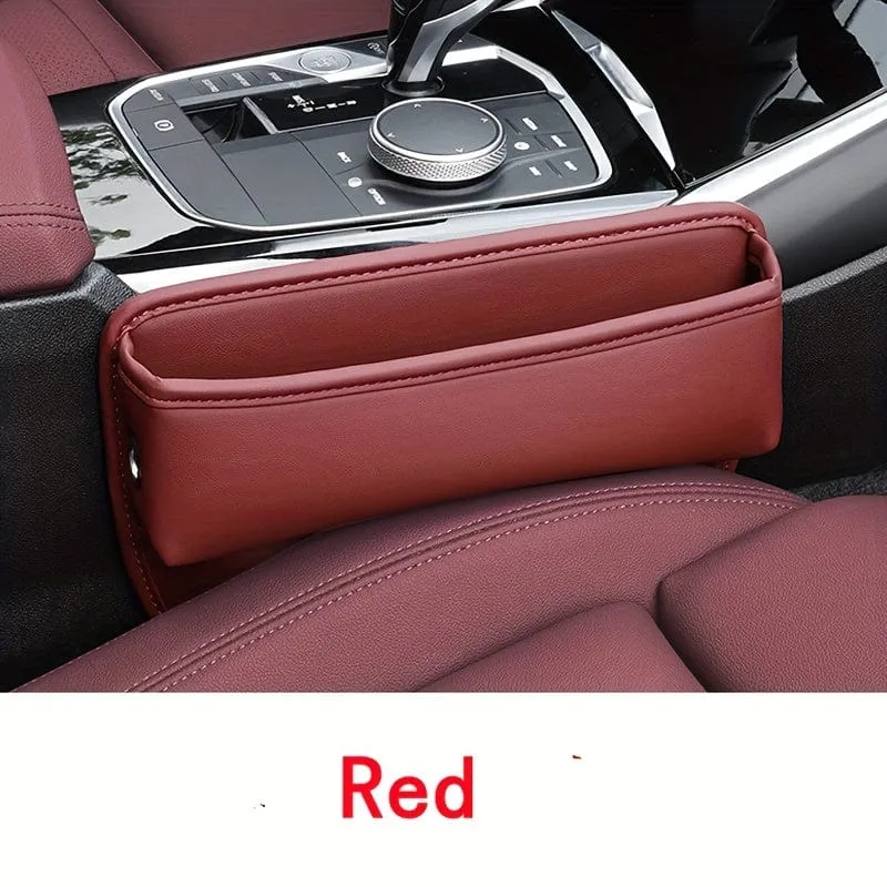 Rüsten Sie Ihr Auto mit einem Sitzlückenmanager aus PU-Leder auf – halten Sie Ihre Sachen sicher und organisiert!