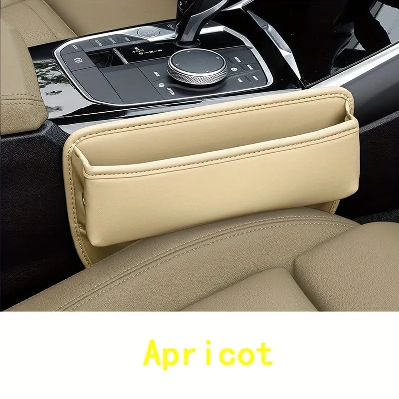 Rüsten Sie Ihr Auto mit einem Sitzlückenmanager aus PU-Leder auf – halten Sie Ihre Sachen sicher und organisiert!