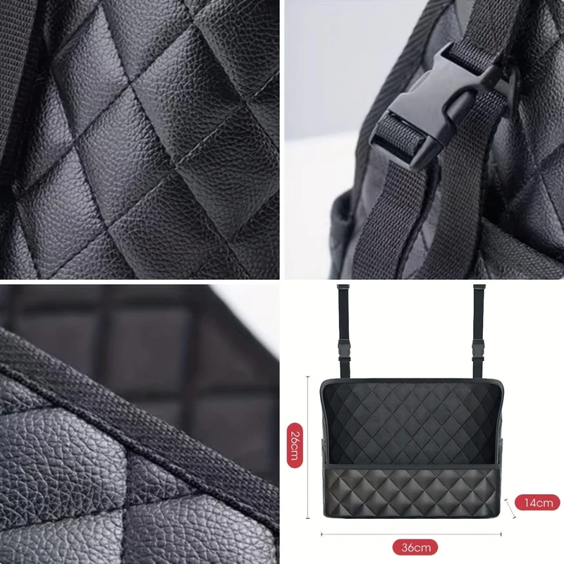 Geldbörse, Handtasche, Aufbewahrung von Autozubehör zwischen den Autositzen, Auto-Organizer, Netztasche mit zusätzlicher Gesäßtasche, Organizer-Box für die Autositzlehne, Autozubehör