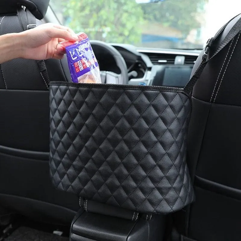 Auto-Aufbewahrungstasche, Handtaschenhalter, Autositz-Aufbewahrungsorganisator, Auto-Innenraum, Verstauen, Aufräumen, Auto-Mittel-Organizer, Halter, Tasche, Auto-Innenzubehör