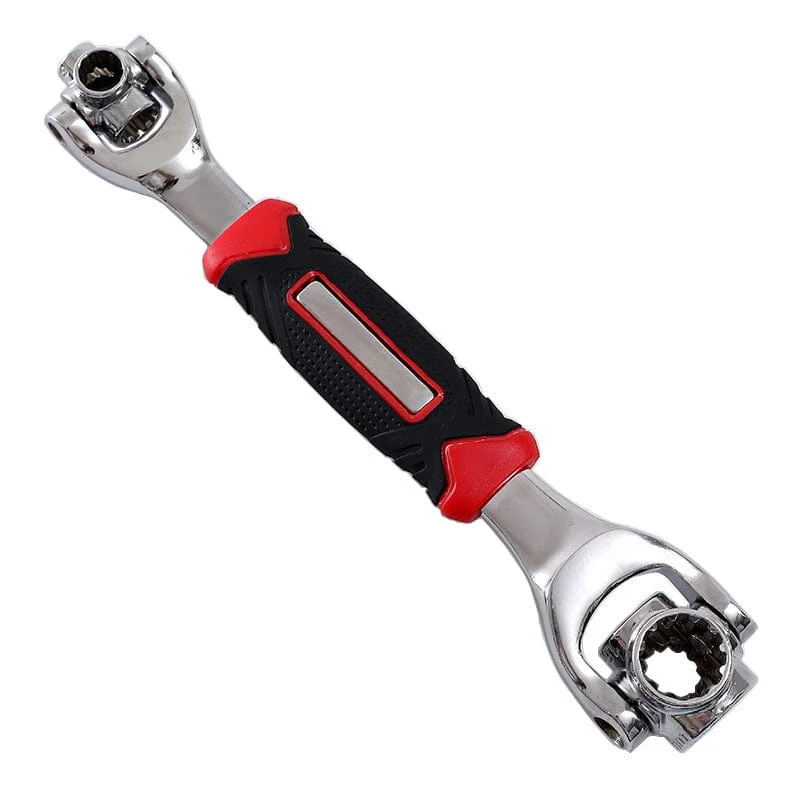 1-teiliger Schraubenschlüssel-Steckschlüssel, 121.92/132.08 cm, 1 Universal-Schraubenschlüssel-Einsatz, 360 Grad drehbar, Multifunktionsschlüssel, Handwerkzeuge, Magnetschlüssel, Auto-Reparatur-Werkzeuge