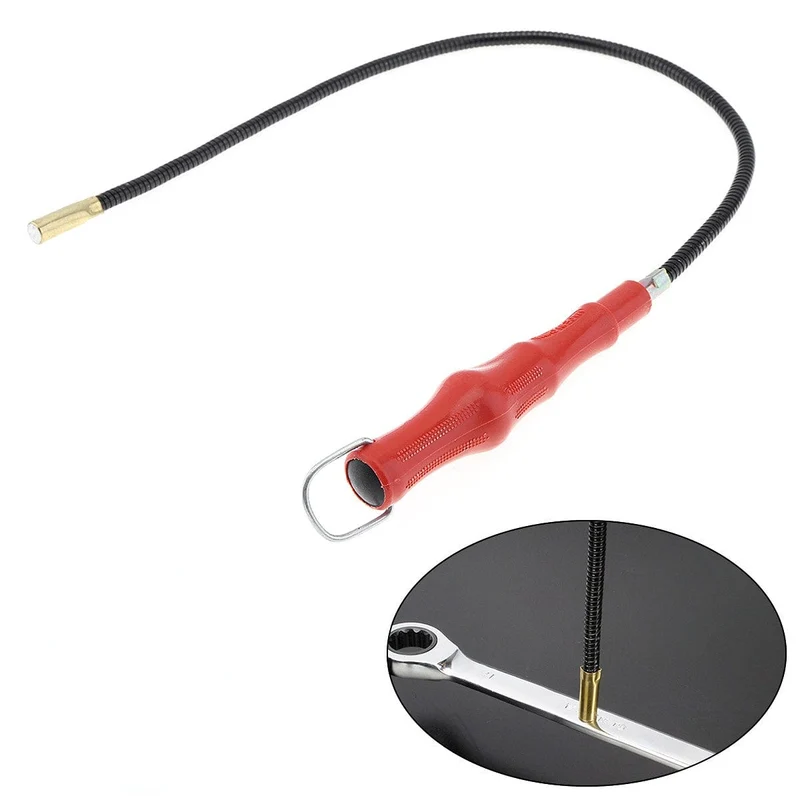 Faltbares starkes magnetisches Pickup-Werkzeug, flexibles Metall-Pickup-Werkzeug, Saugstange, Magnet-Federgriff, tragbare Handwerkzeuge