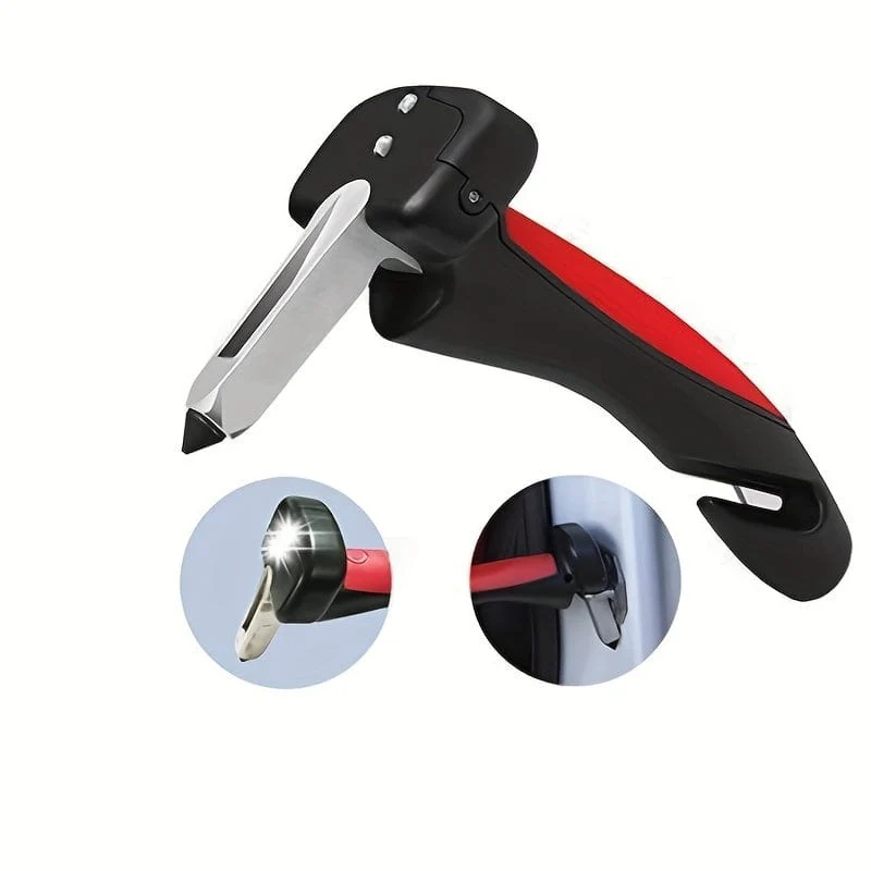 Auto-Assistent-Unterstützungsgriff, multifunktionaler Sicherheitstür-Aider-Griff, Assist Hammer Bar-Teile, Fensterbrecher mit LED-Dropship