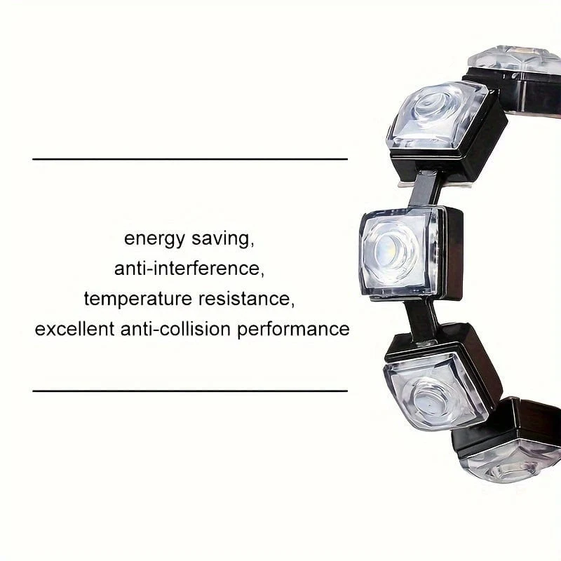 2 stücke Universal Auto Led DRL Tagfahrlicht Flexible 6SMD Weiß Eis Blau Wasserdicht Fahren Nebel Glühbirne Auto Styling DC 12V