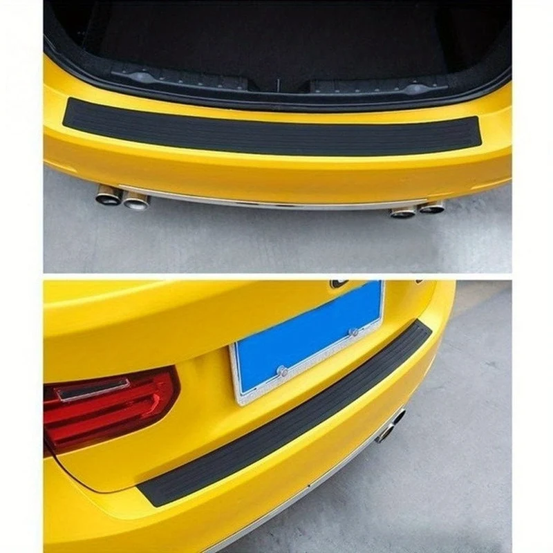 Werten Sie die Heckstoßstange Ihres Autos mit einem stilvollen Schutzaufkleber für maximalen Schutz auf!