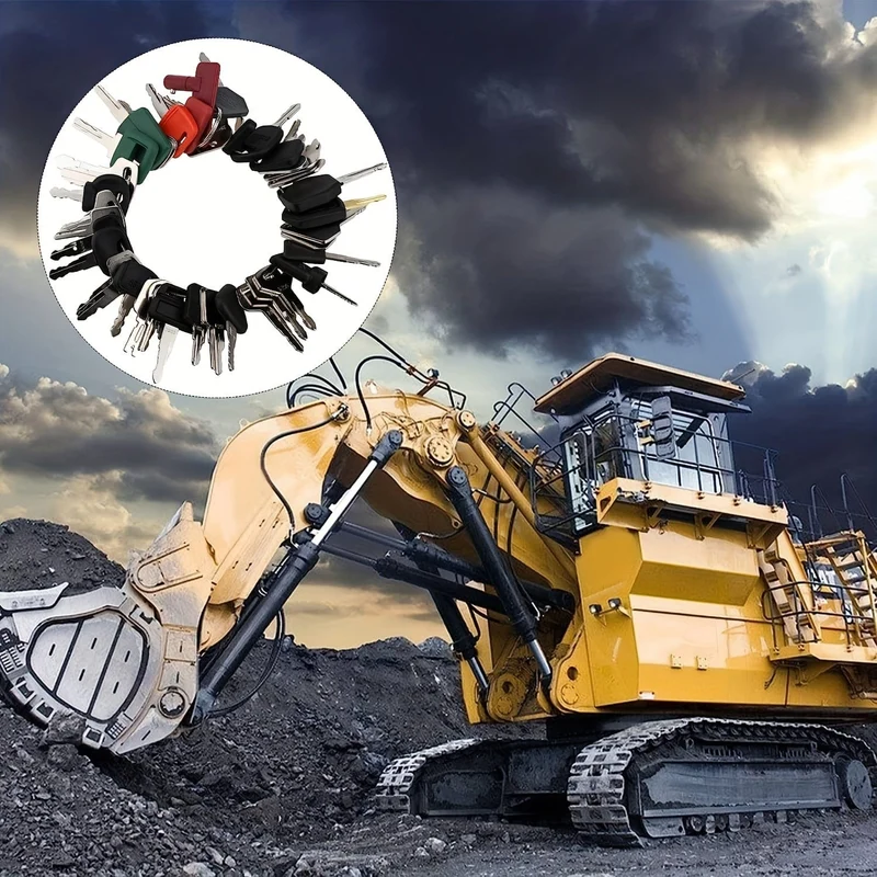 42 stücke Heavy Duty Ausrüstung Schlüssel Master Set Bau Zündschlüssel Für Caterpillar Für Box Für John Für Deere Für hyster Für Kleine