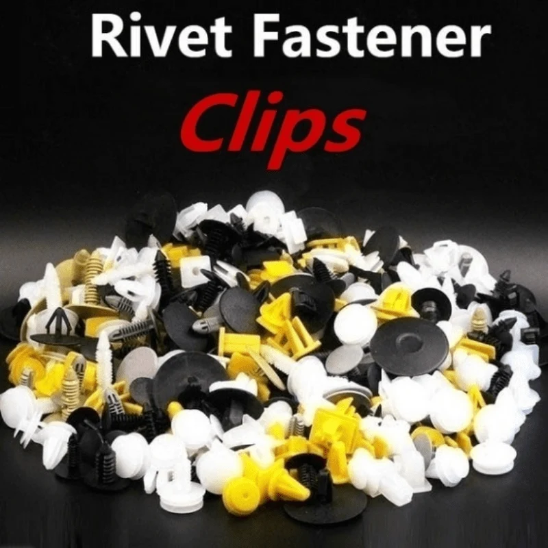 50/100/200 Teile/satz Universal Kunststoff Clips Für Auto Kotflügel Stoßstange Tür Auto Innen Loch Futter Panel Retainer Push-Clips