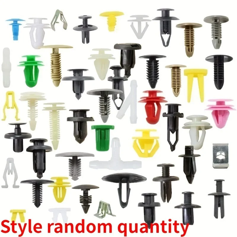 50/100/200 Teile/satz Universal Kunststoff Clips Für Auto Kotflügel Stoßstange Tür Auto Innen Loch Futter Panel Retainer Push-Clips