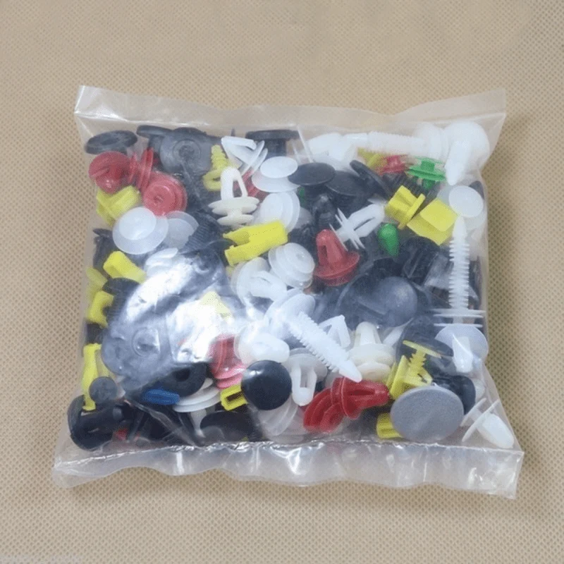 50/100/200 Teile/satz Universal Kunststoff Clips Für Auto Kotflügel Stoßstange Tür Auto Innen Loch Futter Panel Retainer Push-Clips