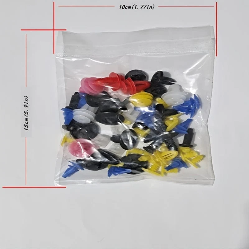 50/100/200 Teile/satz Universal Kunststoff Clips Für Auto Kotflügel Stoßstange Tür Auto Innen Loch Futter Panel Retainer Push-Clips