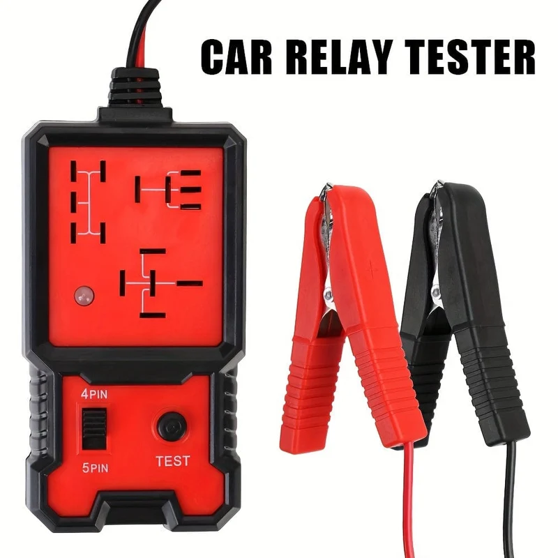 LED-Anzeigeleuchte, Autobatterieprüfer, elektronischer Kfz-Relaistester, Kfz-Relaistester, universell, 12 V