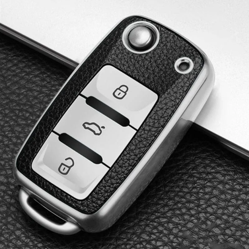 Autoschlüsseletui für Volkswagen für VW für Magotan für Golf 4 3 6 5 6 MK6 für Passat B5 B6 B8 B7 Touran Bora für Tiguan für Jetta Lavida für Skoda Octavia