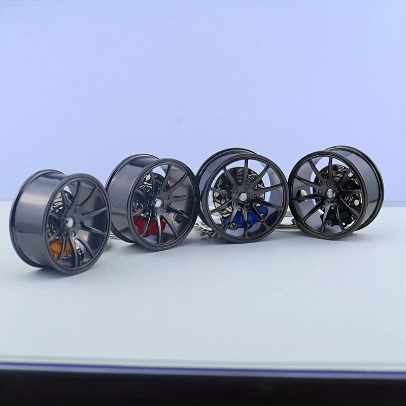 Brake 360 ​​drehbarer Auto-Schlüsselanhänger, kreative Auto-Schlüsselanhänger-Dekoration, ein einzigartiges Geschenk für Autoliebhaber
