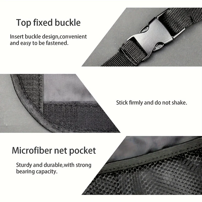 1 Stück große Kofferraum-Organizer-Tasche, multifunktionale Aufbewahrungstasche für die Rücksitzlehne, zusammenklappbare Aufbewahrungstasche zum Aufhängen, wasserdichte Tasche mit großer Kapazität