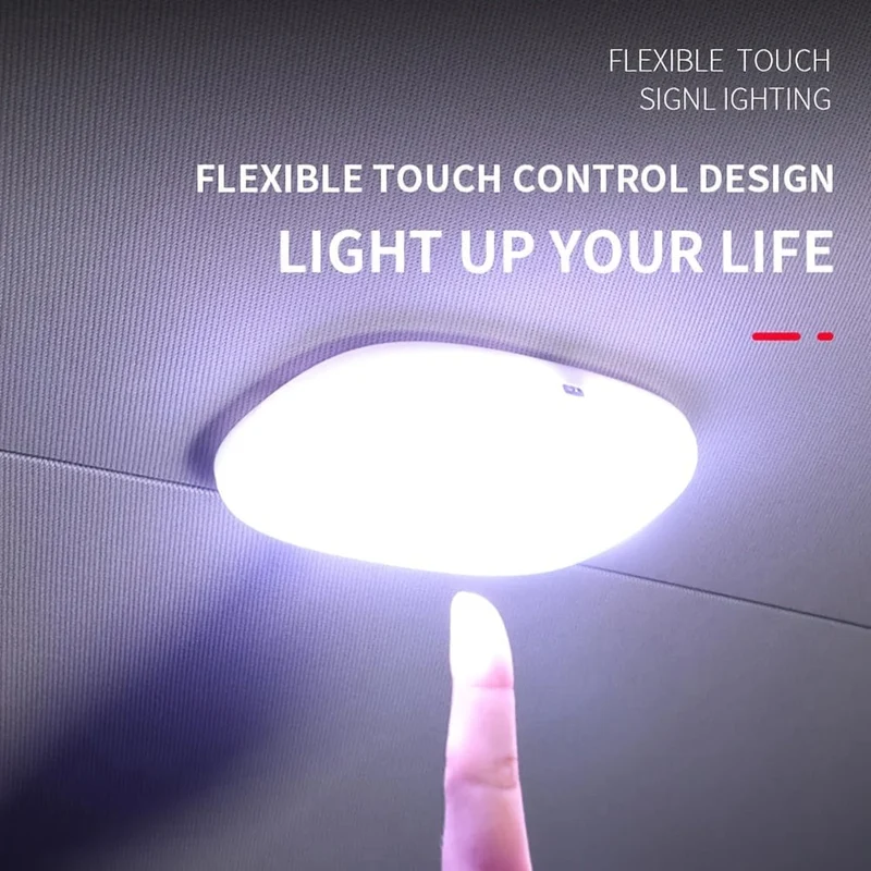 Magnetische Licht Hand Stamm Auto Dach Magneten Decke Lampe Indoor LED Beleuchtung USB Lade Nacht Lese Lampe Auto Innen Lichter
