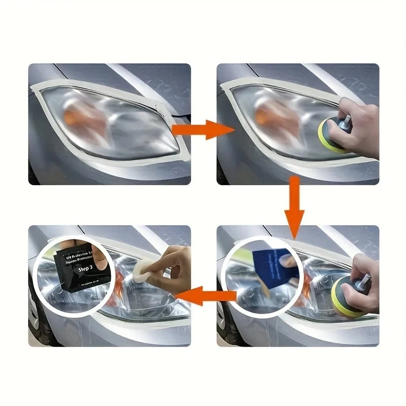 1 Set Auto Scheinwerfer Restaurierung Kit Scheinwerfer Reparatur Reinigung Kit Auto Reparatur Werkzeuge Auto Wartung