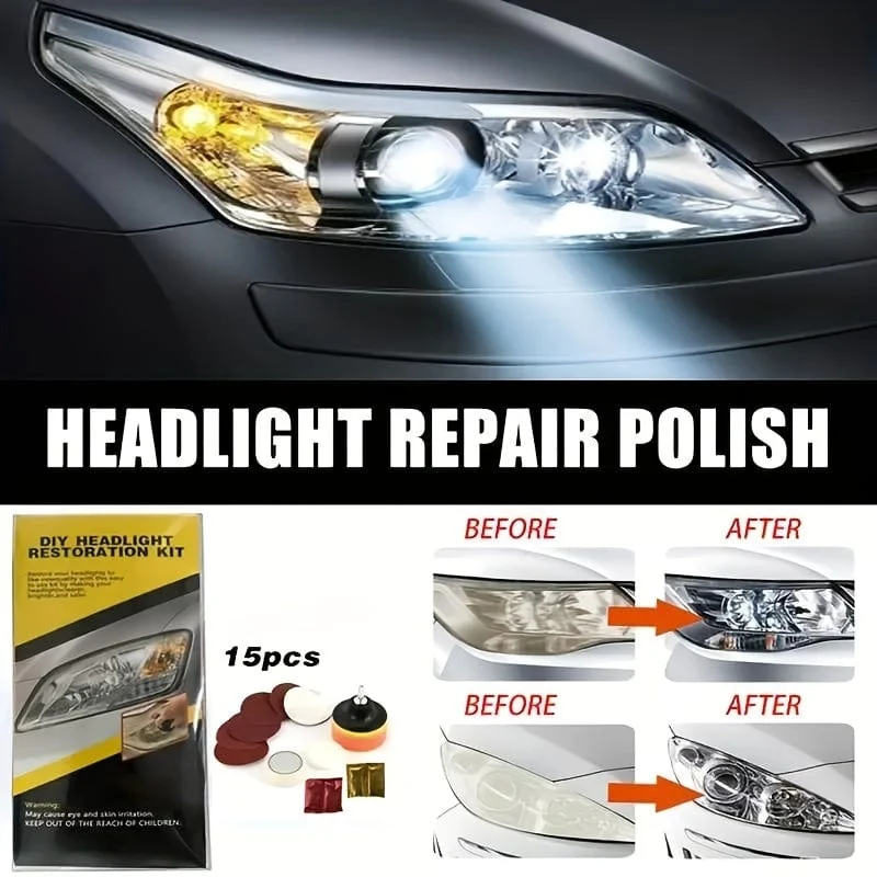 1 Set Auto Scheinwerfer Restaurierung Kit Scheinwerfer Reparatur Reinigung Kit Auto Reparatur Werkzeuge Auto Wartung