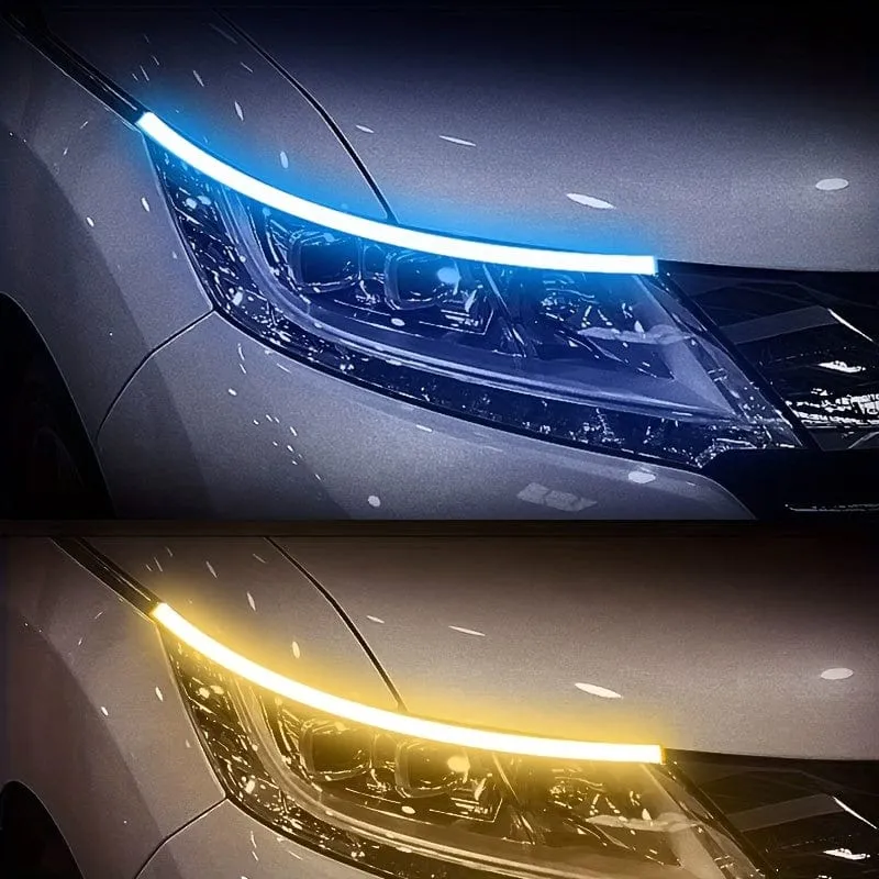60 cm dekorative LED-Lichtleisten, universelles Flow-Licht, universelle Autolichter für einen stilvollen Start-up-Scan-Look!
