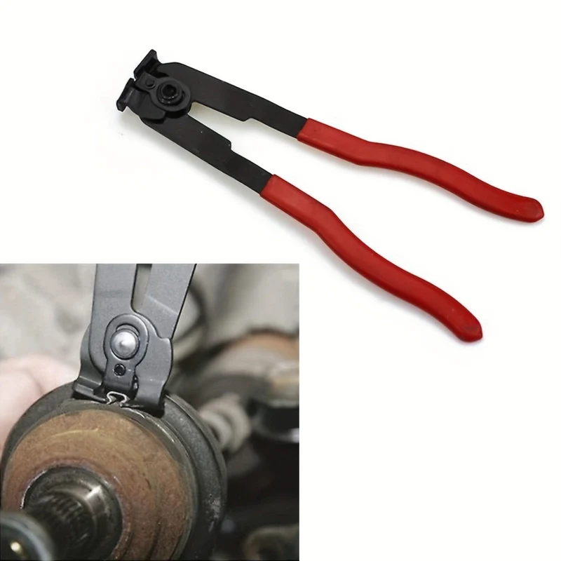 Auto-CV-Gelenk-Staubschutz-Clip-Ohrzange, professionelles Draht-Crimpzangen-Werkzeug, Stahlmaterial (Staubschutz-Bündelzange)
