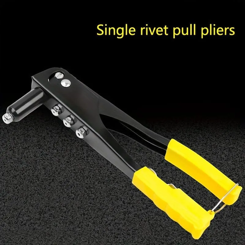 1 Stück Nietpistole, manuelle Pop-Nietpistole, Nagelpistole, Nietpistole, Haushaltswerkzeug, Nagler, Aluminiumlegierung, Nietpistole, lateinische Pistolenzange
