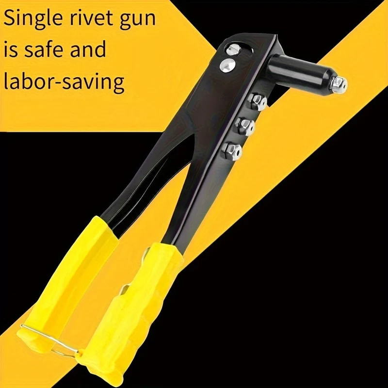 1 Stück Nietpistole, manuelle Pop-Nietpistole, Nagelpistole, Nietpistole, Haushaltswerkzeug, Nagler, Aluminiumlegierung, Nietpistole, lateinische Pistolenzange