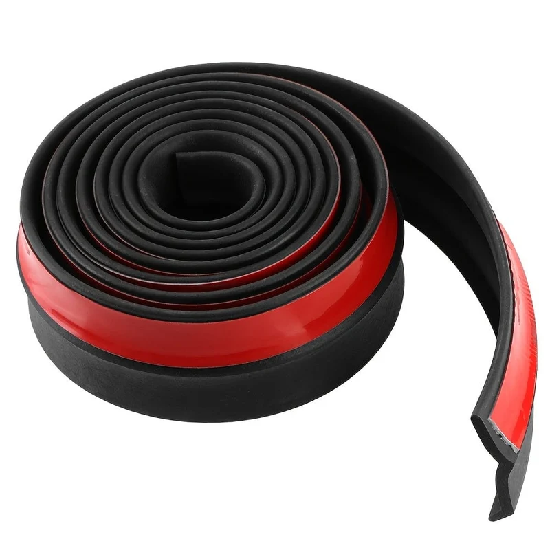 2.5 m/98.43 Zoll Universal Auto Front Stoßstange Lippe Gummi Stoßstange Schutz 60mm Stoßstange Lippe Streifen Auto Seite Rock Auto aufkleber Auto Styling