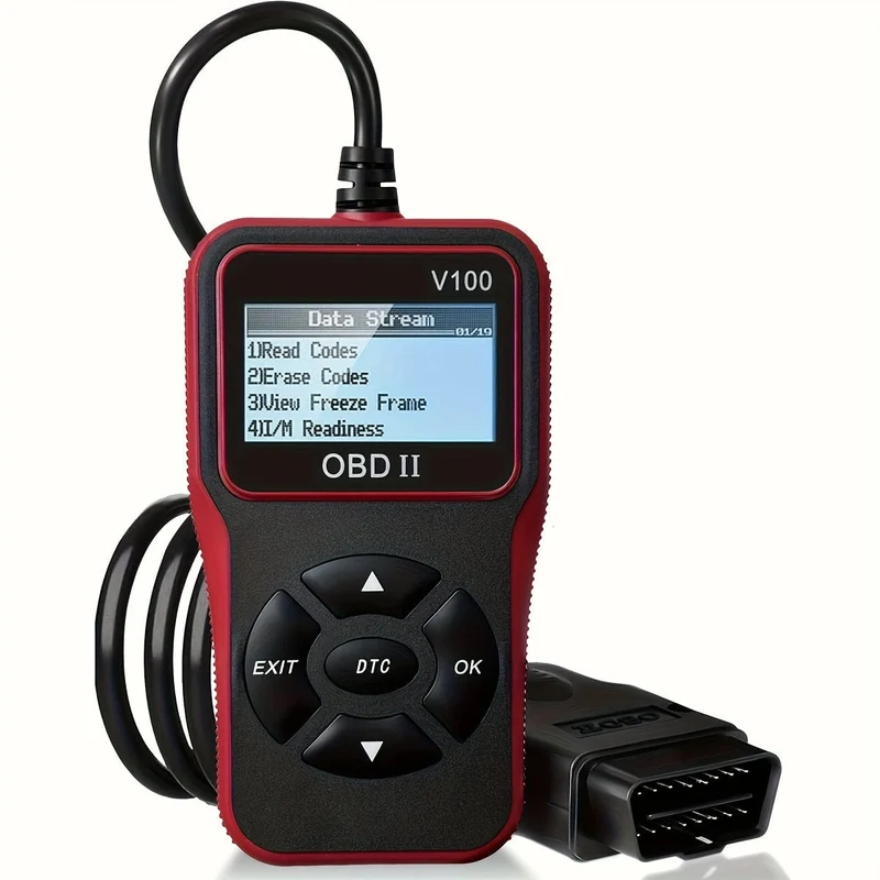 Kfz-OBD2-Diagnosescanner, Codeleser, Motorfehlercodeleser, Scanner kann Diagnose-Scan-Tool für alle Fahrzeuge mit OBD-II-Protokoll seit 1996, I/M-Bereitschaft, Batterietest, Code-Löschcode usw. diagnostizieren.