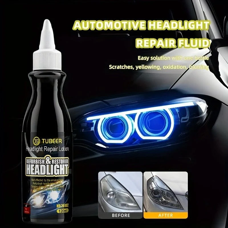 Autoscheinwerfer-Reparaturflüssigkeit, universelles, hitzebeständiges und langlebiges Schutzmittel zur Scheinwerferreparatur, Reparaturmittel zur Autoscheinwerferrenovierung