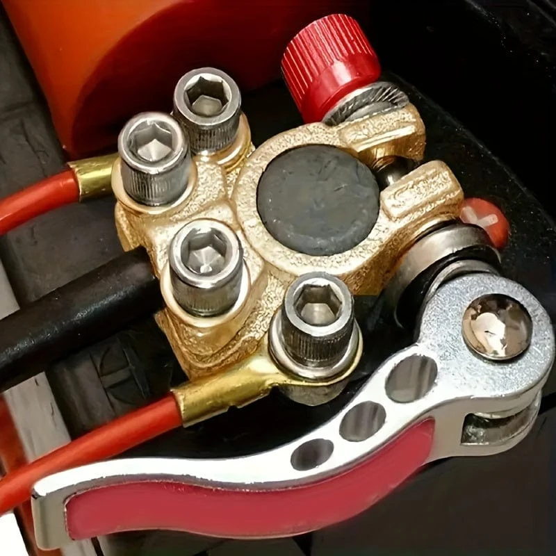 2 Stück positive und negative Autobatterie-Anschlussklemmen, verdickte Autobatterie-Anschlussklemmen