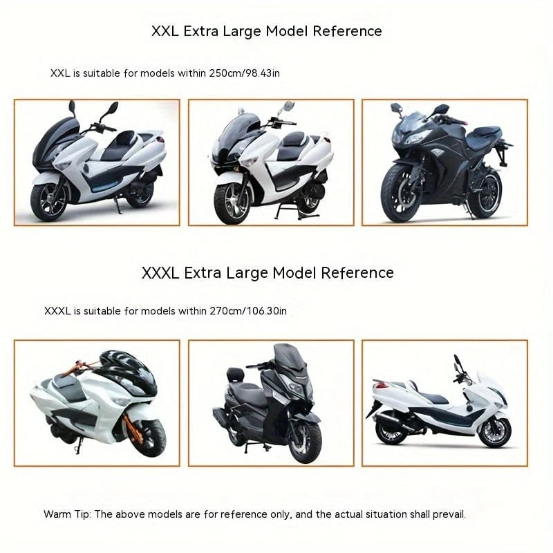 190t Motorrad-Autoabdeckung, Outdoor-Autoabdeckung, Motorrad-Autokleidung, Elektrofahrzeugabdeckung, wasserdichte Sonnenschutz-Fahrradabdeckung, wasserdicht