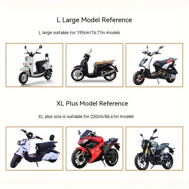 190t Motorrad-Autoabdeckung, Outdoor-Autoabdeckung, Motorrad-Autokleidung, Elektrofahrzeugabdeckung, wasserdichte Sonnenschutz-Fahrradabdeckung, wasserdicht