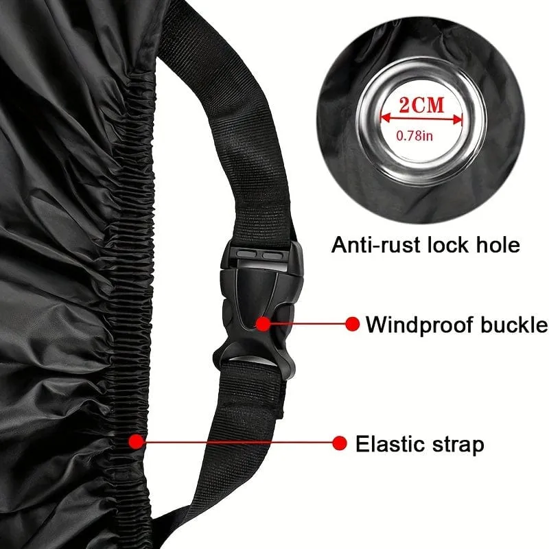 190t Motorrad-Autoabdeckung, Outdoor-Autoabdeckung, Motorrad-Autokleidung, Elektrofahrzeugabdeckung, wasserdichte Sonnenschutz-Fahrradabdeckung, wasserdicht
