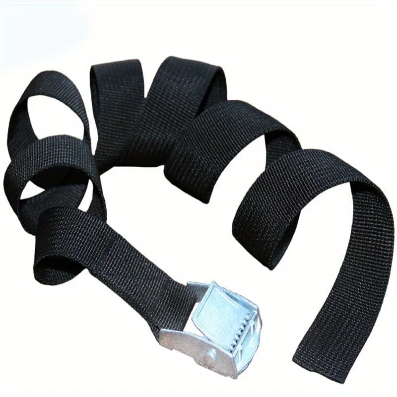 1M/2M/3M/4M/5M Schwarz Schnalle Spanngurt Fracht gurte Für Auto Motorrad Fahrrad Mit Metall Schnalle Abschleppseil Starke Ratsche Gürtel 1pc