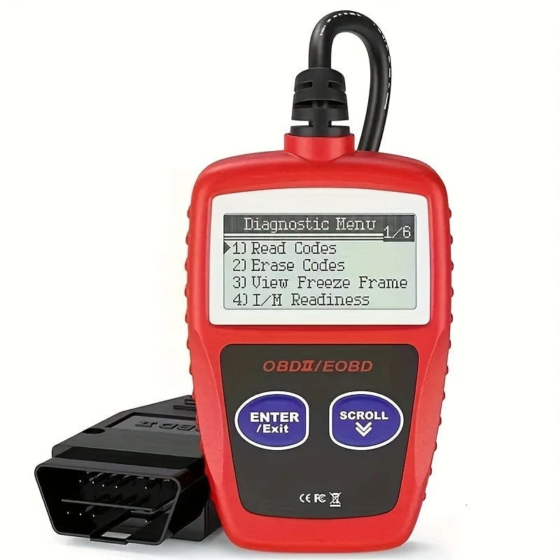 Klassischer, erweiterter Universal-OBD2-Scanner, Fehlercodeleser für Automotoren, Überprüfung des Motorlicht- und Abgasüberwachungsstatus, OBDII-CAN-Diagnose-Scan-Tool