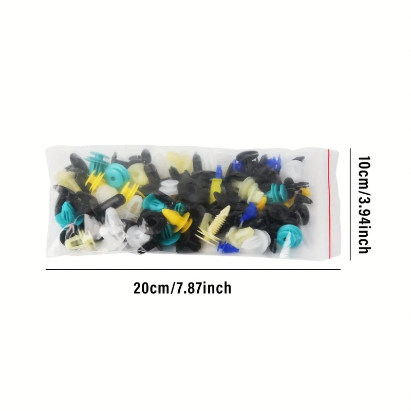 500/100PCS Mixed Auto Fastener Fahrzeug Auto Stoßstange Clips Retainer Verschluss Niet Tür Panel Fender Liner Universal-Fit alle Auto