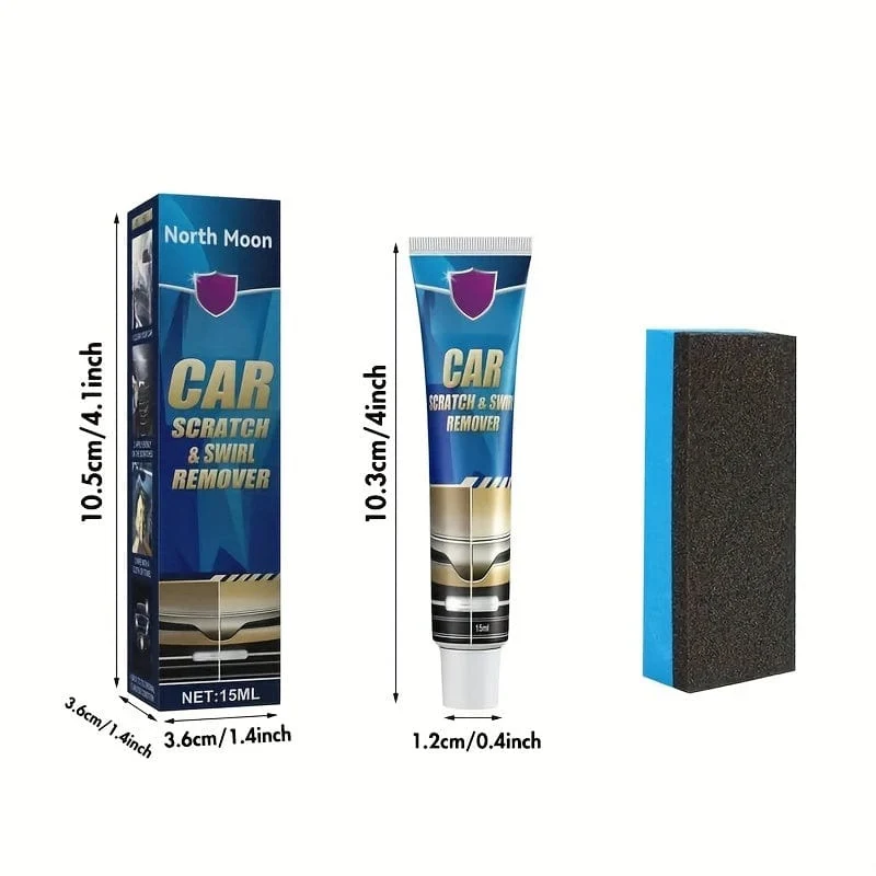Reparieren Sie Kratzer und Wirbel sofort – 0.5/2/4 oz Auto-Kratzer- und Wirbel-Entferner-Set
