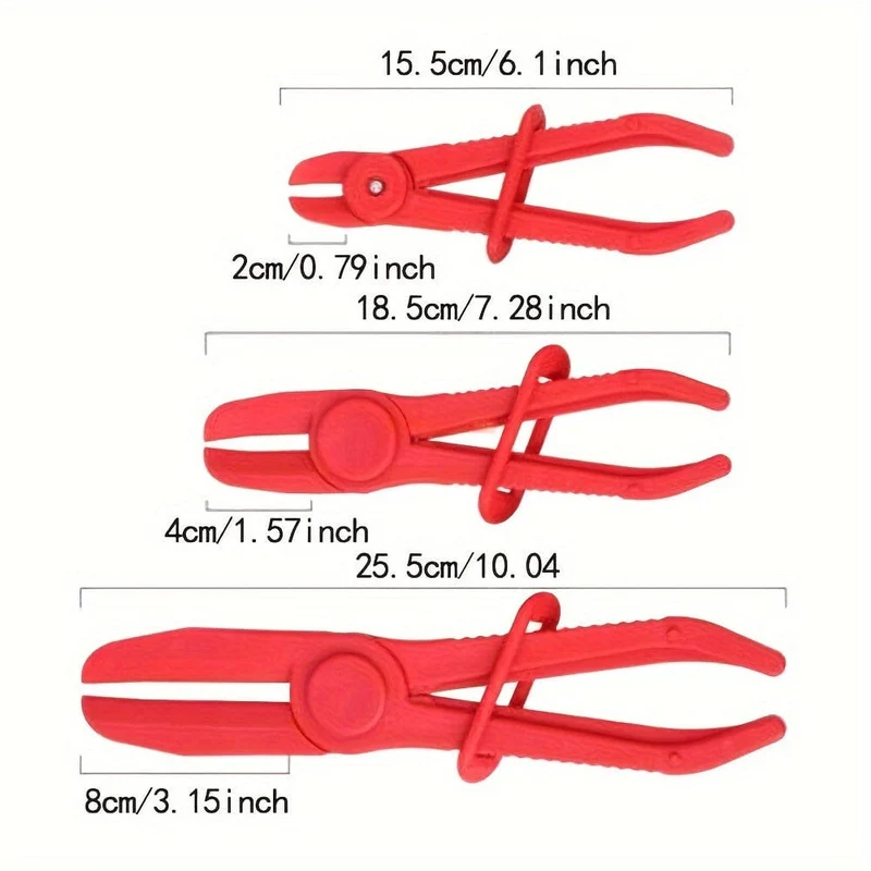 3 teile/satz Nylon Schlauch Clamp Tool Set, brems Fuel Wasser Werkzeuge Schlauch Zange Zangen Werkzeug Clamp Auto Reparatur Freies Linie Hände O9H5