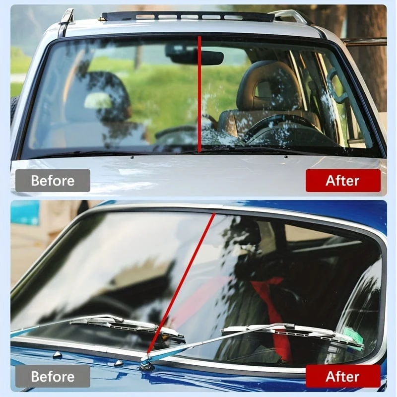 Autoglas-Ölfilm-Entferner, beseitigt starke Flecken, Glaspolier-Entfetter, universelles regenfestes Antibeschlagmittel für Autos