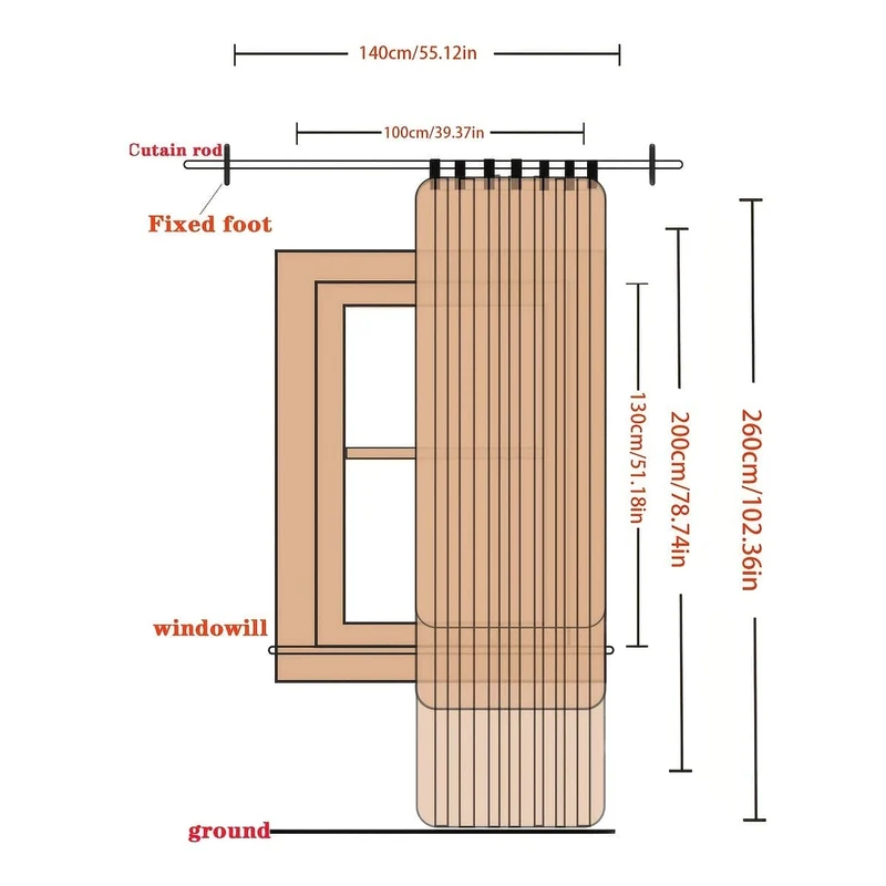 1 Stück Samt-Fenstervorhang, geeignet für Wohnzimmer, Schlafzimmer, Küche, Badezimmer, Heimdekoration, Raumdekoration