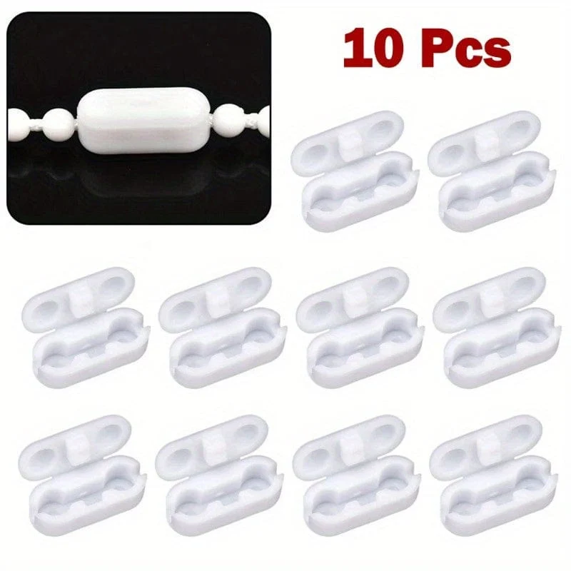 10/20 stücke Kunststoff Rollos Zugschnur Stecker Vorhang Kette Stecker Für Vertikale Jalousien Tischler Vorhang Reparatur Zubehör