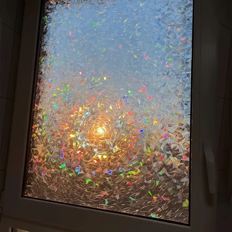 1 Rolle selbstklebender statischer Fensterfolien-Fensteraufkleber aus PVC-Glas, geeignet für Badezimmer- und Toilettenfenster vom Boden bis zur Decke, wasserdicht, feuchtigkeitsbeständig, UV-beständig, transparent und undurchsichtig