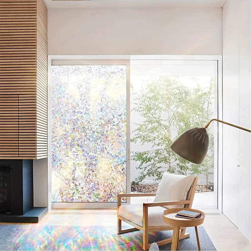 1 Rolle selbstklebender statischer Fensterfolien-Fensteraufkleber aus PVC-Glas, geeignet für Badezimmer- und Toilettenfenster vom Boden bis zur Decke, wasserdicht, feuchtigkeitsbeständig, UV-beständig, transparent und undurchsichtig