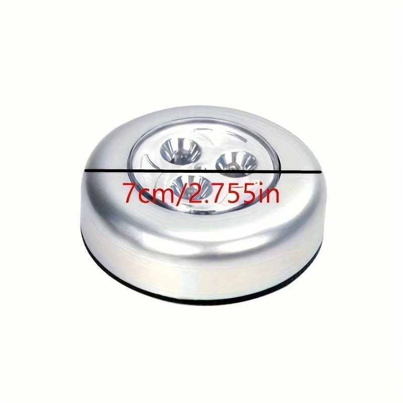 1 Stück Mode-Wandleuchte, Küchenschrank-Schrankbeleuchtung, 3 LED-Sticker-Touch-Lampe (Batterie nicht im Lieferumfang enthalten)