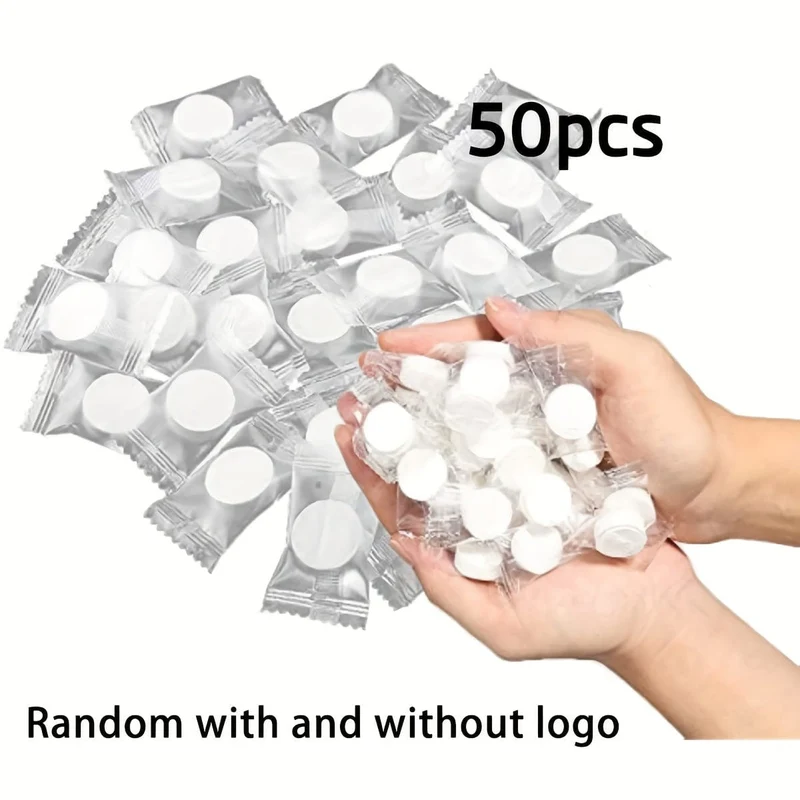 100 Stück weiße komprimierte Einweghandtücher, saugfähige tragbare Baumwollwaschlappen, perfekt für Reisen, Camping, Wandern, Sport- und Schönheitssalon, Badezimmerbedarf, Heimbedarf, Reisezubehör, Badezimmerzubehör