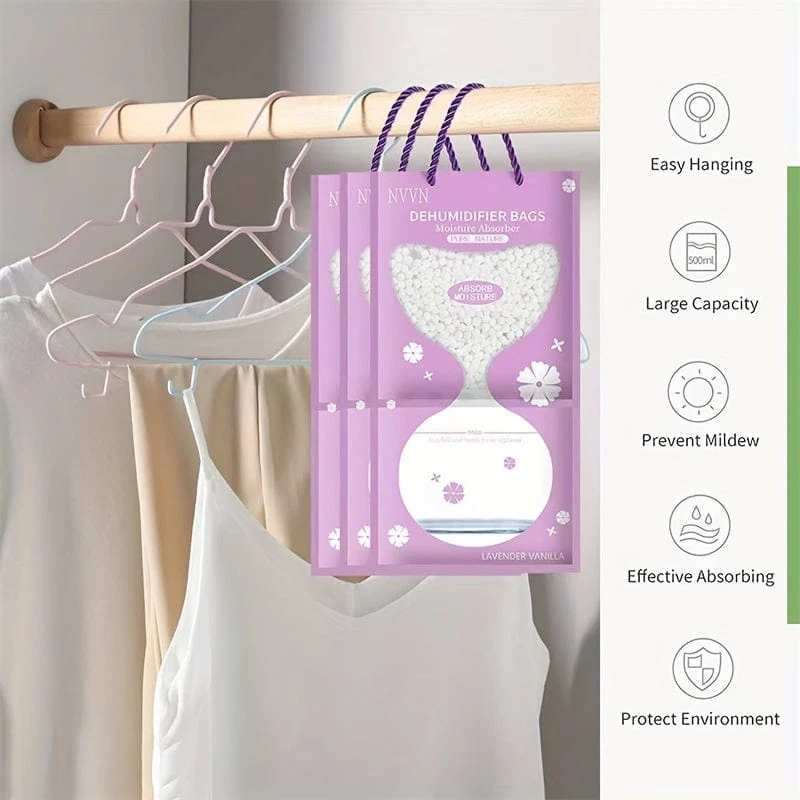 1/5/20 Stück Entfeuchtungsbeutel Schimmelresistenter Feuchtigkeitsbeständiger Mittel Trockenmittel Haushalt Hängender Feuchtigkeitsabsorbierender Beutel Kleiderschrank Luftentfeuchter Hängender Feuchtigkeitsabsorbierender Beutel Beutel Haushalt Schlafsaal Student Feuchtigkeits-