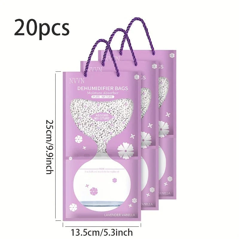1/5/20 Stück Entfeuchtungsbeutel Schimmelresistenter Feuchtigkeitsbeständiger Mittel Trockenmittel Haushalt Hängender Feuchtigkeitsabsorbierender Beutel Kleiderschrank Luftentfeuchter Hängender Feuchtigkeitsabsorbierender Beutel Beutel Haushalt Schlafsaal Student Feuchtigkeits-