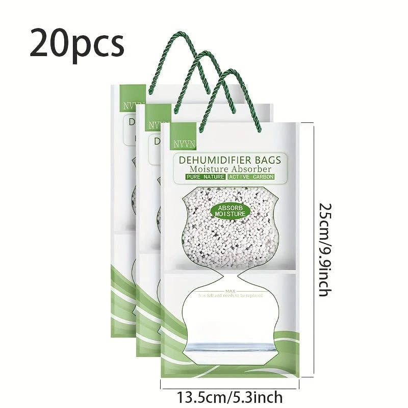 1/5/20 Stück Entfeuchtungsbeutel Schimmelresistenter Feuchtigkeitsbeständiger Mittel Trockenmittel Haushalt Hängender Feuchtigkeitsabsorbierender Beutel Kleiderschrank Luftentfeuchter Hängender Feuchtigkeitsabsorbierender Beutel Beutel Haushalt Schlafsaal Student Feuchtigkeits-